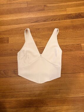 Abercrombie & Fitch Plunge Corset Tank